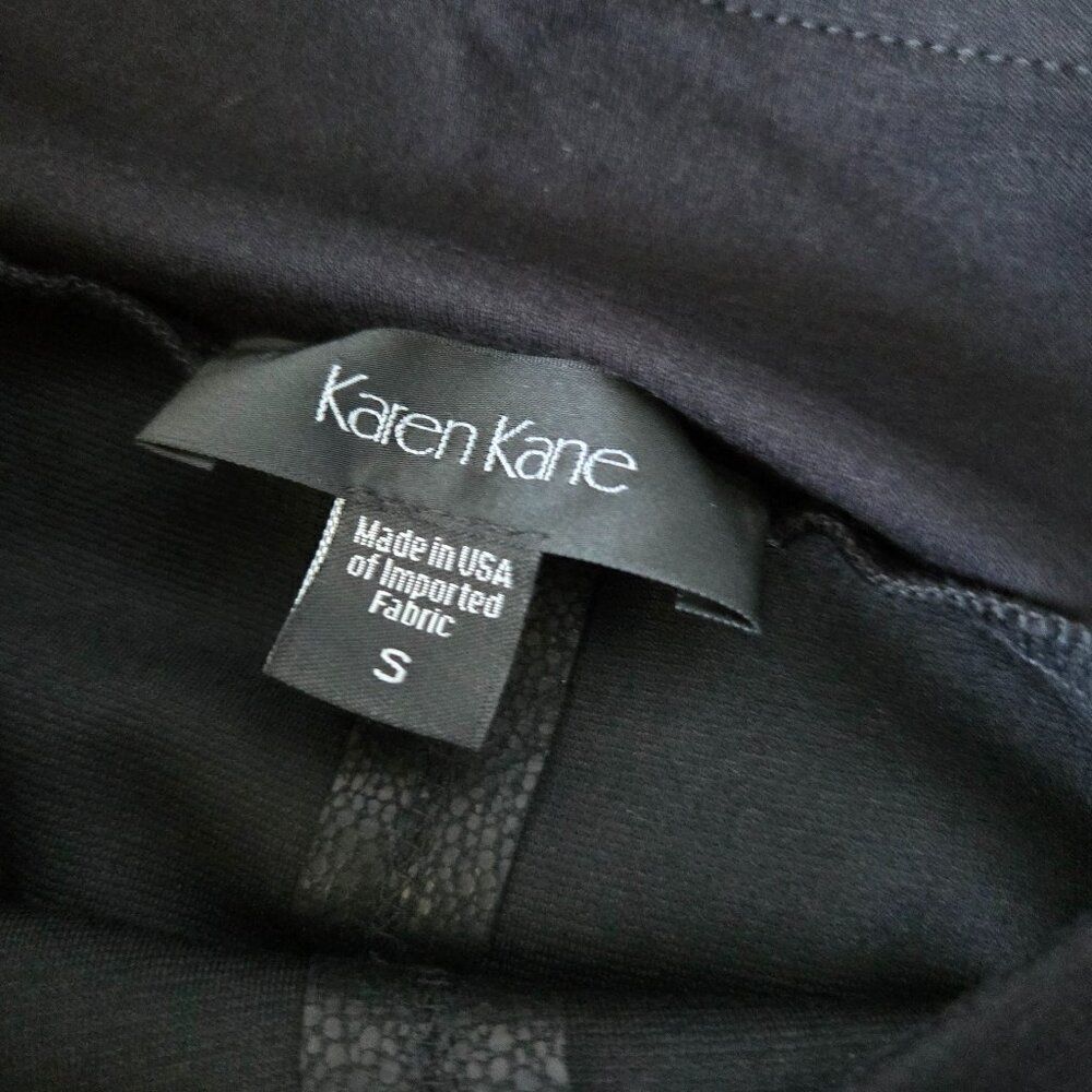 EUC LIKE NEW KAREN KANE BLACK LEATHER LIKE MAXI SKIRT SIZE SMALL - Picture 11 of 16